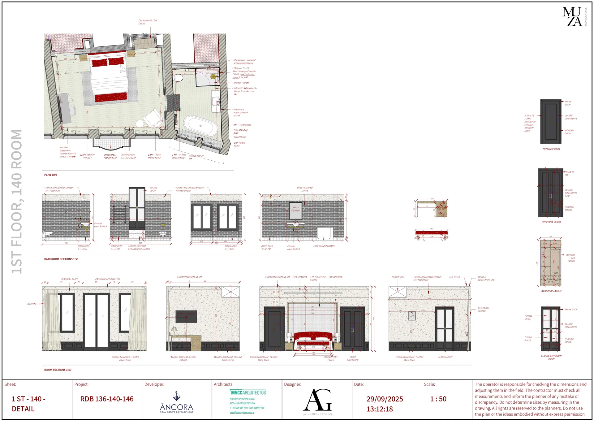 Muza Boutique hotel, Porto, Portugal — ARCHITECTURAL PLANNING (12)